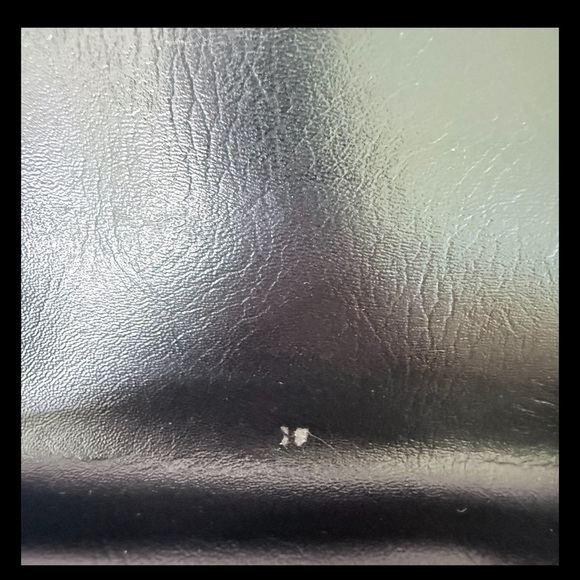 Jean Michelle Black Faux Leather Handbag 10” x 5” x 3” Purse Crossbody Clutch - Picture 14 of 14